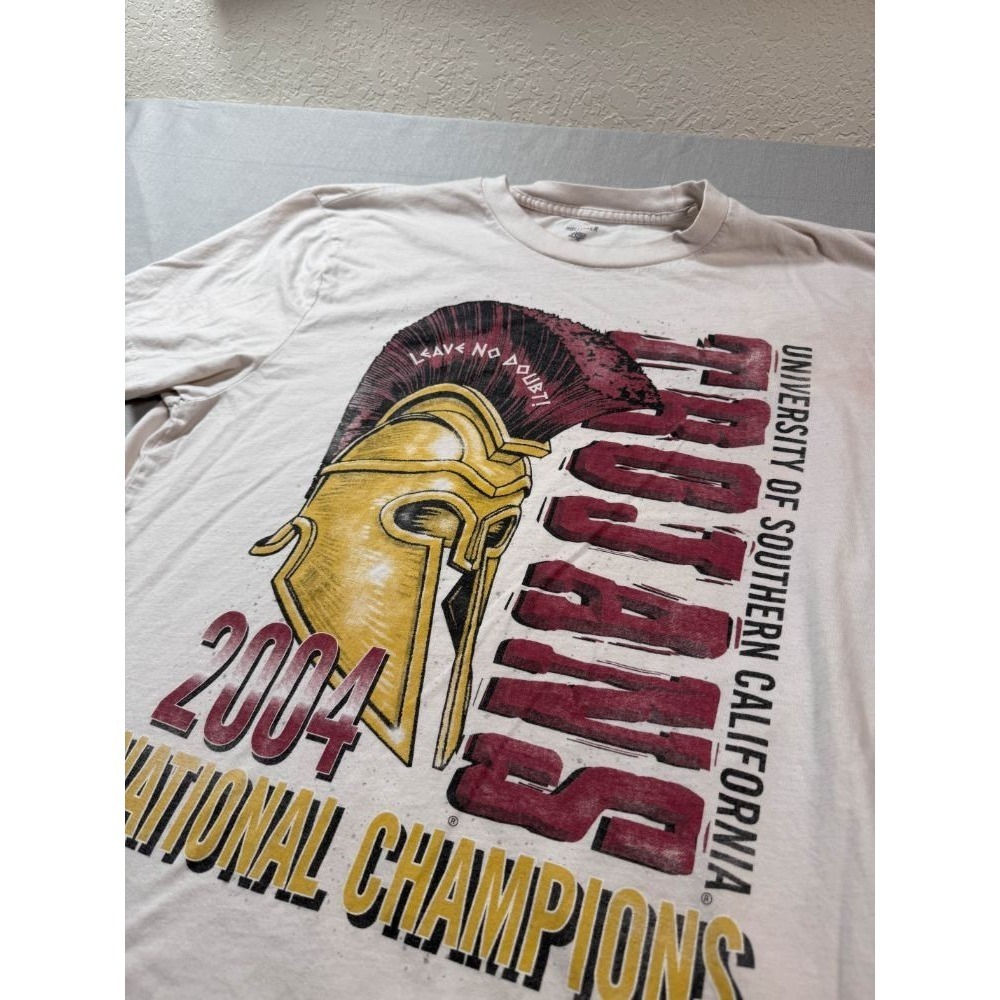 XL Hollister USC Trojans 2004 National Champions Graphic Tee Y2K